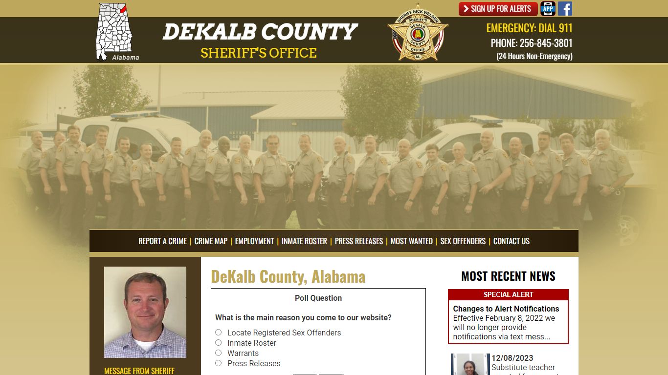 DeKalb County Sheriff's Office - Fort Payne, Alabama